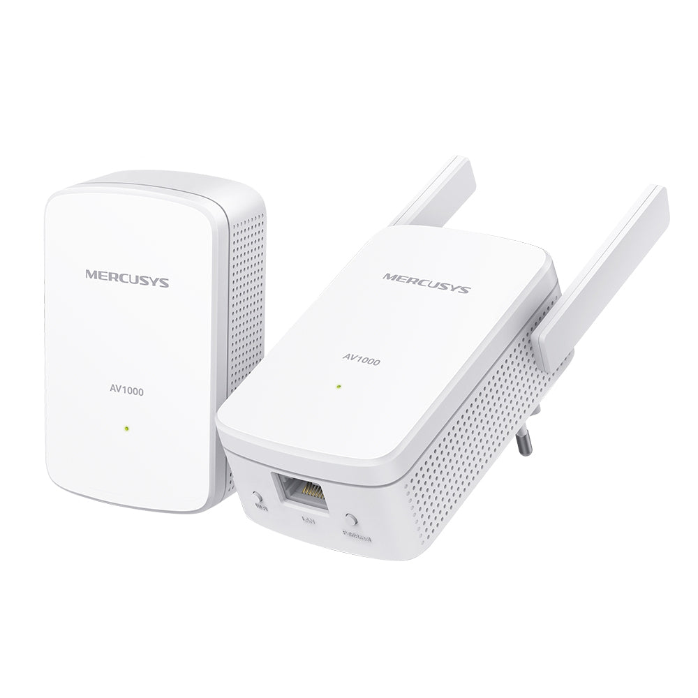 Mercusys MP510 KIT adattatore di rete PowerLine 1000 Mbit/s Collegamento ethernet LAN Wi-Fi Bianco 2 pz [MP510KIT]