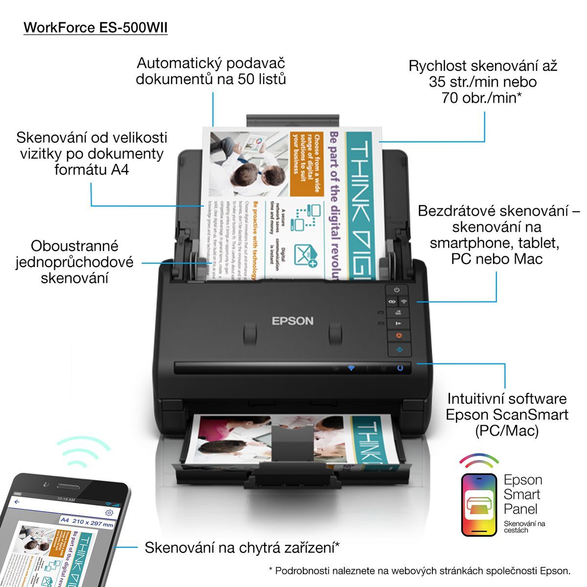 Epson WorkForce ES-500WII [B11B263401]