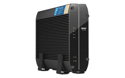 QNAP TS-410E NAS Tower Collegamento ethernet LAN Nero J6412 [TS-410E-8G]