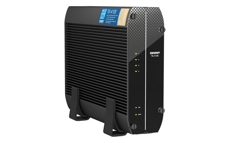 QNAP TS-410E NAS Tower Collegamento ethernet LAN Nero J6412 [TS-410E-8G]