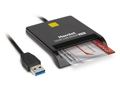 Hamlet HUSCR-A30 lettore di card readers Interno USB USB tipo A Nero [HUSCR-A30]