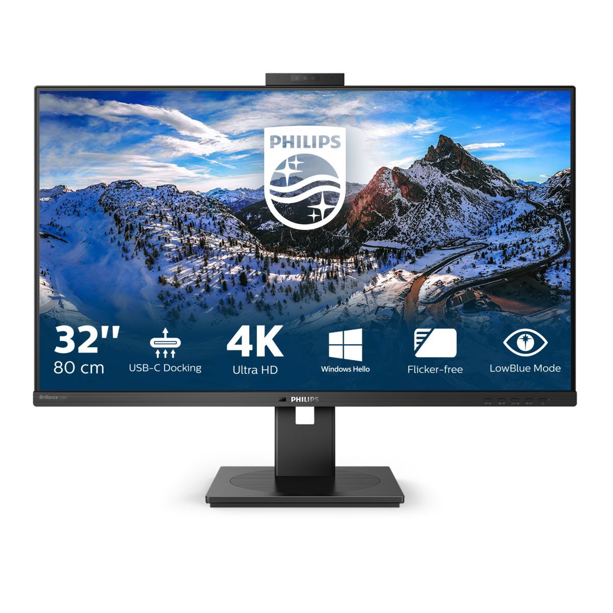 Philips P Line 329P1H/00 LED display 80 cm (31.5") 3840 x 2160 Pixel 4K Ultra HD Nero [329P1H/00]