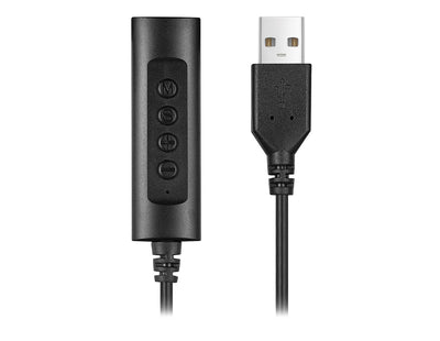 HHEADA-UA - Telecomando Adattatore audio da Jack a USB-A per cuffie PC [HHEADA-UA]