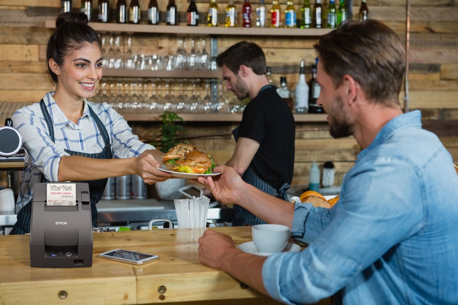 Epson TM-U220IIB (102) Cablato Matrice di punti Stampante POS [C31CL27102]