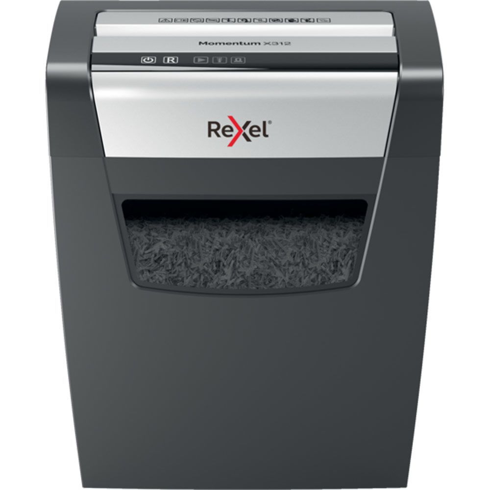 Rexel Momentum X410 distruggi documenti Taglio a particelle Nero, Grigio [2104571EU]
