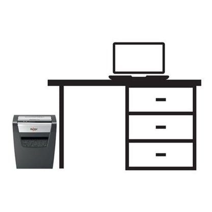 Rexel Momentum X410 distruggi documenti Taglio a particelle Nero, Grigio [2104571EU]