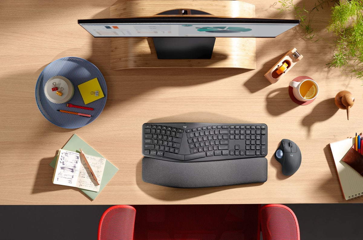 Logitech ERGO M575 for Business mouse Ufficio Mano destra Bluetooth Trackball 2000 DPI [910-006221]