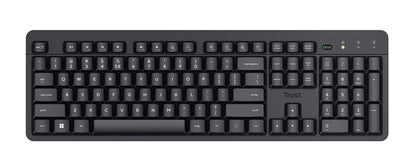 Trust Ody II tastiera Ufficio RF Wireless QWERTY Inglese UK Nero [25015]