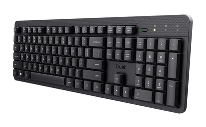 Trust Ody II tastiera Ufficio RF Wireless QWERTY Inglese UK Nero [25015]
