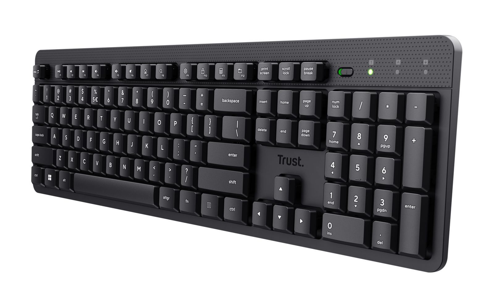 Trust Ody II tastiera Ufficio RF Wireless QWERTY Inglese UK Nero [25015]