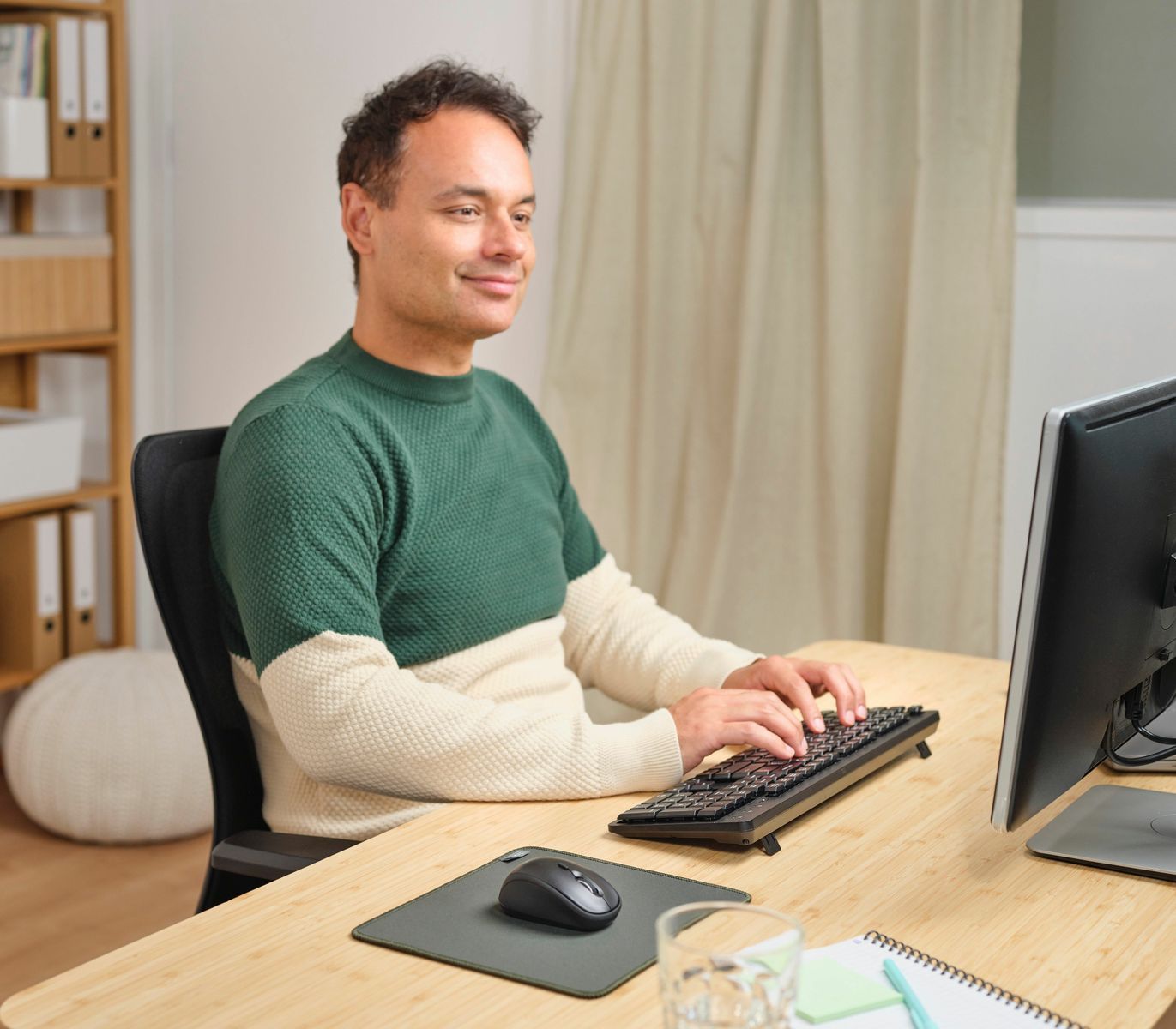 Trust Ody II tastiera Ufficio RF Wireless QWERTY Inglese UK Nero [25015]