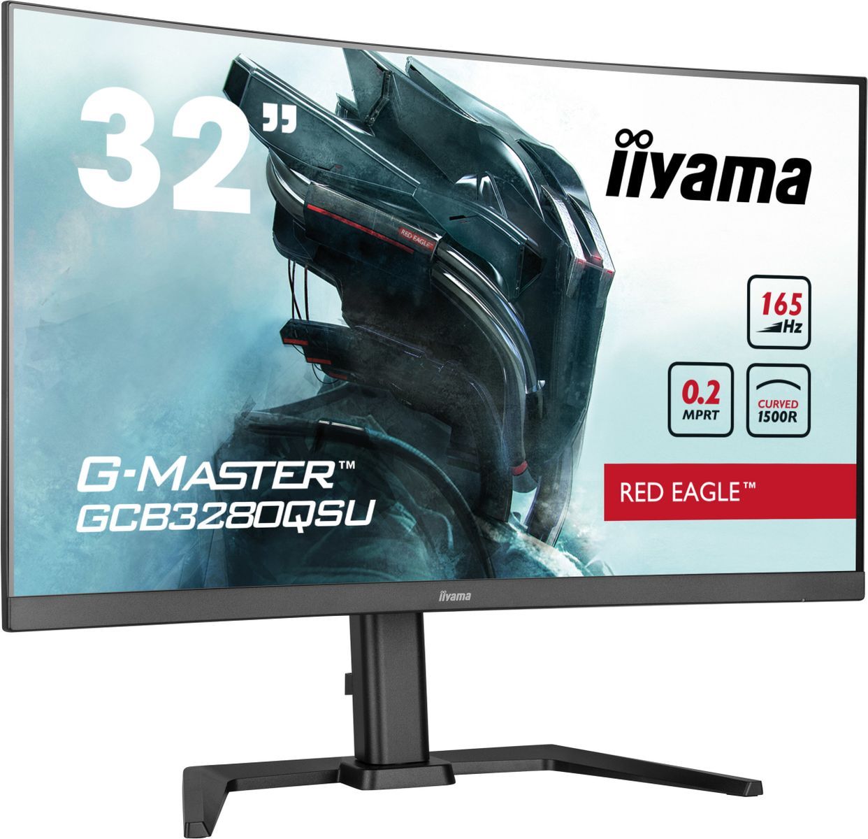 iiyama G-MASTER GCB3280QSU-B1 Monitor PC 80 cm (31.5") 2560 x 1440 Pixel LED Nero [GCB3280QSU-B1]