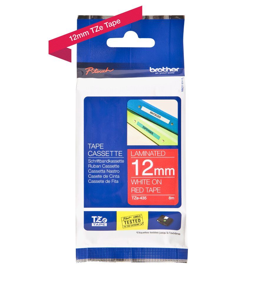 Brother TZe-435 nastro per etichettatrice TZ [TZE435]