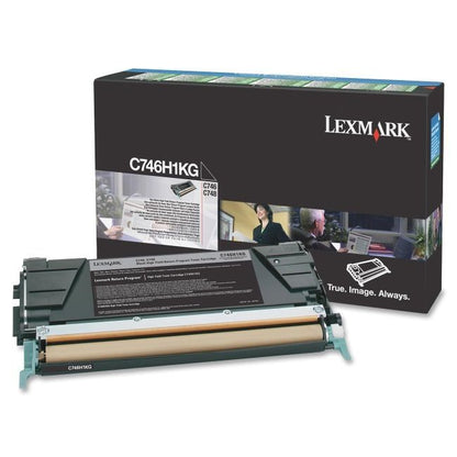Lexmark C746H1KG cartuccia toner 1 pz Originale Nero [C746H1KG]