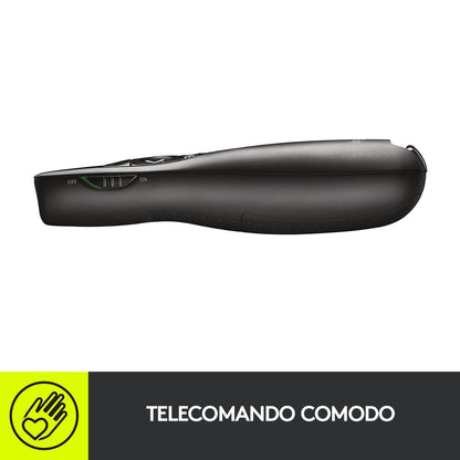 Logitech 910-001356 puntatore wireless RF Nero [910-001356]