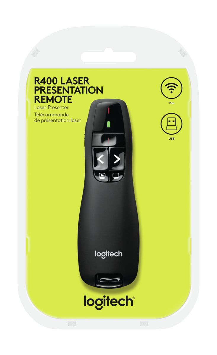 Logitech 910-001356 puntatore wireless RF Nero [910-001356]