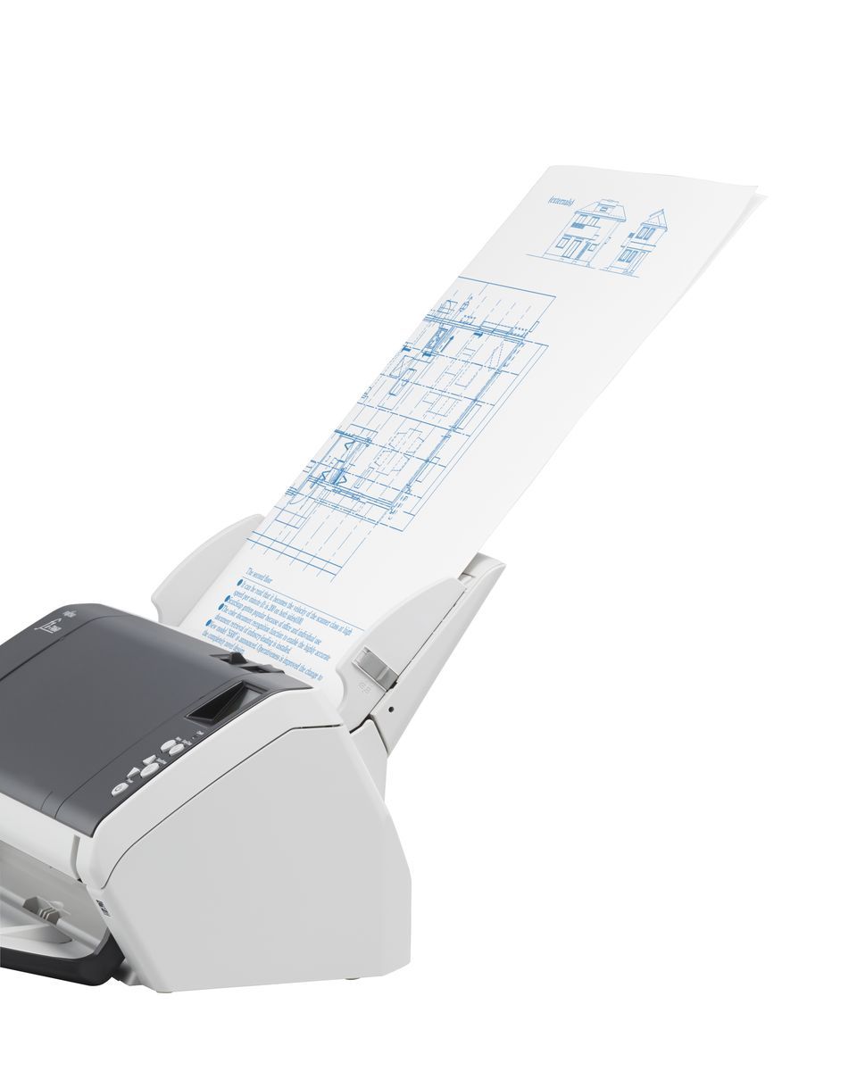 Fujitsu fi-7460 ADF + scanner ad alimentazione manuale 600 x 600 DPI A3 Grigio, Bianco [PA03710-B051]