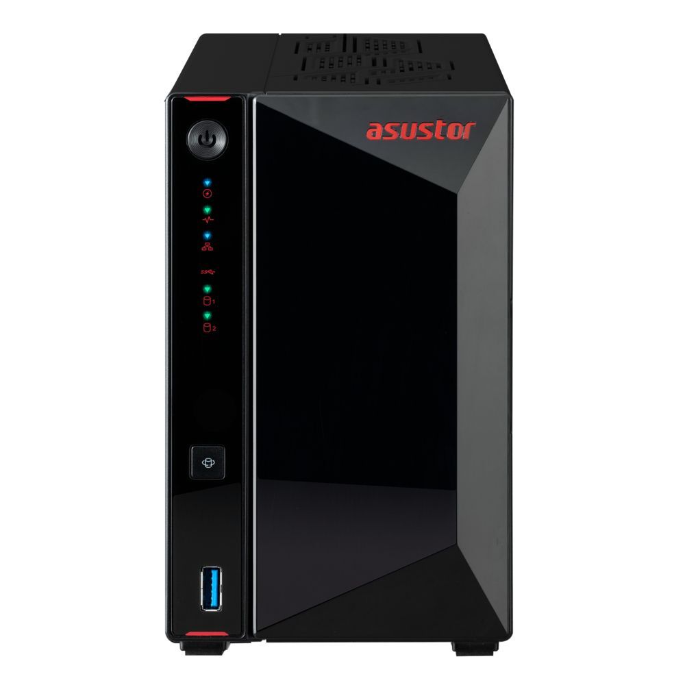 Asustor AS5402T server NAS e di archiviazione Intel Celeron N5105 4 GB DDR4 0 TB ADM Nero [AS5402T]