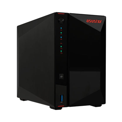 Asustor AS5402T server NAS e di archiviazione Intel Celeron N5105 4 GB DDR4 0 TB ADM Nero [AS5402T]