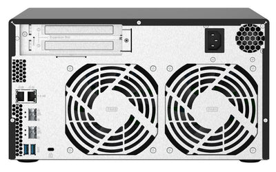 QNAP TS-832PX NAS Tower Collegamento ethernet LAN Alluminio, Nero AL324 [TS-832PX-4G]
