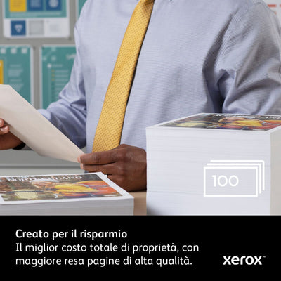 Xerox Cartuccia toner Ciano a Capacità standard da 6000 Pagine per Multifunzione a colori  VersaLink C605, Stampante a colori  VersaLink C600 (106R03896) [106R03896]