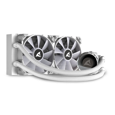 Sharkoon S80 RGB Case per computer, Processore Raffreddatore di liquidi tutto in uno 12 cm Bianco 1 pz [S80RGBWHITE]