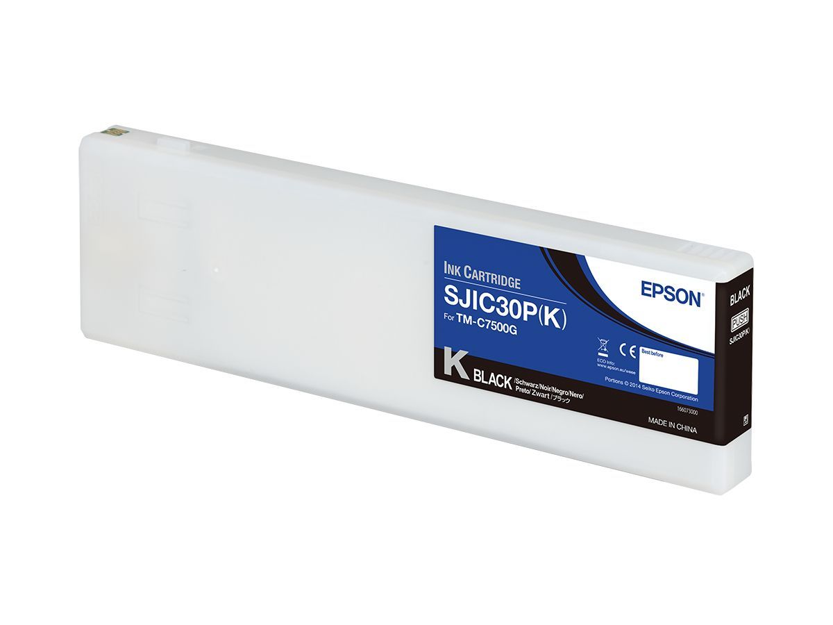 Epson SJIC30P(K): Ink cartridge for ColorWorks C7500G (Black) [C33S020639]