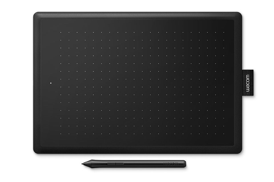 Wacom One by Medium tavoletta grafica Nero 2540 lpi (linee per pollice) 216 x 135 mm USB [CTL-672-S]