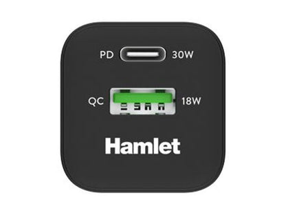 Hamlet XPDC-G3018Q Caricabatterie per dispositivi mobili Universale Nero AC Ricarica rapida Interno [XPDC-G3018Q]