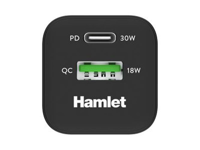 Hamlet XPDC-G3018Q Caricabatterie per dispositivi mobili Universale Nero AC Ricarica rapida Interno [XPDC-G3018Q]