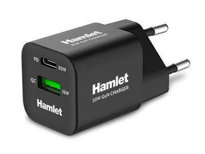 Hamlet XPDC-G3018Q Caricabatterie per dispositivi mobili Universale Nero AC Ricarica rapida Interno [XPDC-G3018Q]