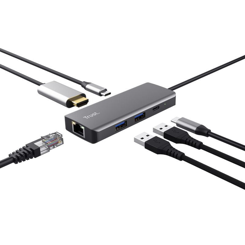 Trust Dalyx USB tipo-C 1000 Mbit/s Argento [24968]