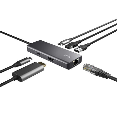 Trust Dalyx USB tipo-C 1000 Mbit/s Argento [24968]