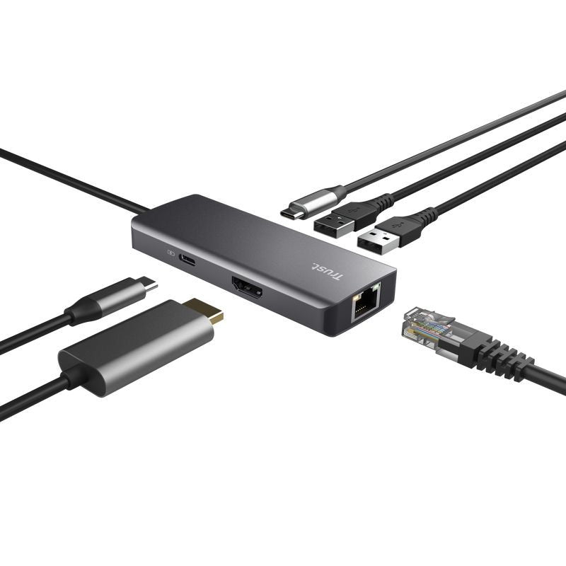 Trust Dalyx USB tipo-C 1000 Mbit/s Argento [24968]