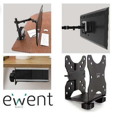 Ewent EW1517 base e supporto per PC/workstation All-in-One 5 kg Nero [CEEW1517]