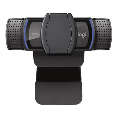 Logitech C920S HD Pro Webcam, Videochiamata Full HD 1080p/30fps, Audio Stereo Chiaro, Correzione Luce HD, Privacy Shutter, Per Skype, Zoom, FaceTime, Hangouts, PC/Mac/Laptop/Tablet/XBox, Nero [960-001252]