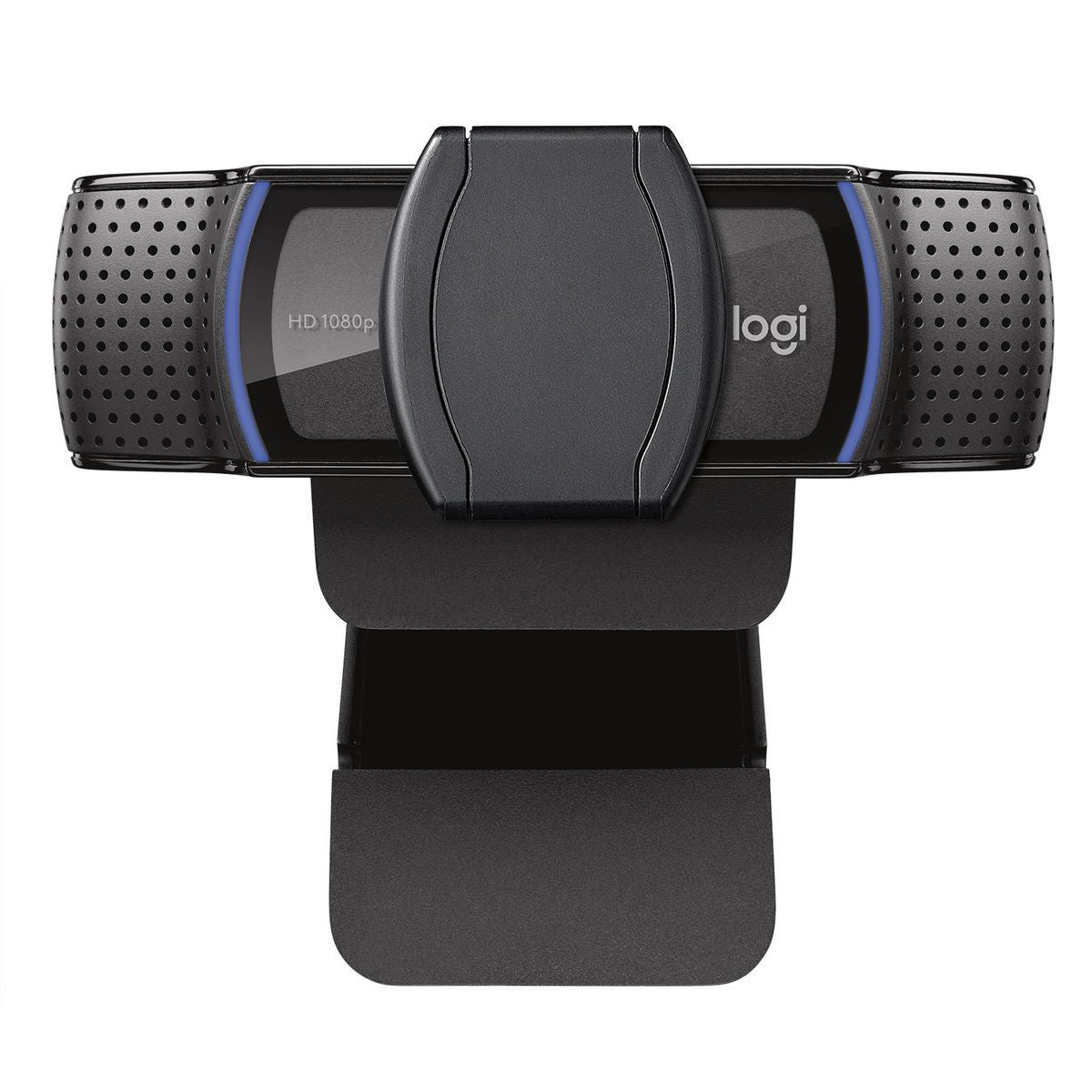 Logitech C920S HD Pro Webcam, Videochiamata Full HD 1080p/30fps, Audio Stereo Chiaro, Correzione Luce HD, Privacy Shutter, Per Skype, Zoom, FaceTime, Hangouts, PC/Mac/Laptop/Tablet/XBox, Nero [960-001252]