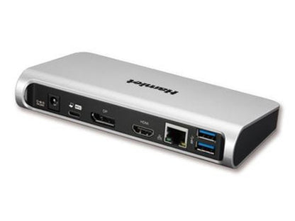 Hamlet Docking Station collega due display HDMI e DP con 4 porte usb 3.0, LAN e audio [HDOCKS500C]