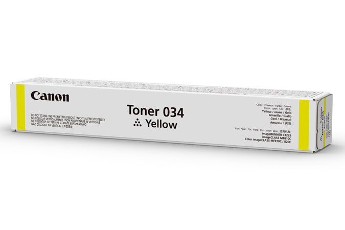 Canon 034 cartuccia toner 1 pz Originale Giallo [9451B001]