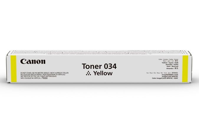 Canon 034 cartuccia toner 1 pz Originale Giallo [9451B001]