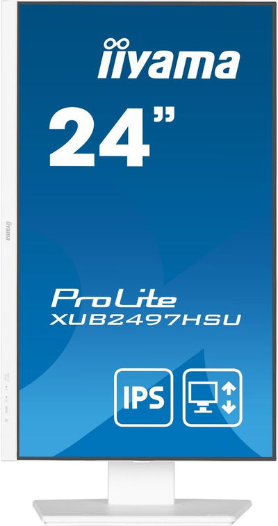 iiyama ProLite XUB2497HSU-W2 Monitor PC 60,5 cm (23.8") 1920 x 1080 Pixel Full HD LED Bianco [XUB2497HSU-W2]