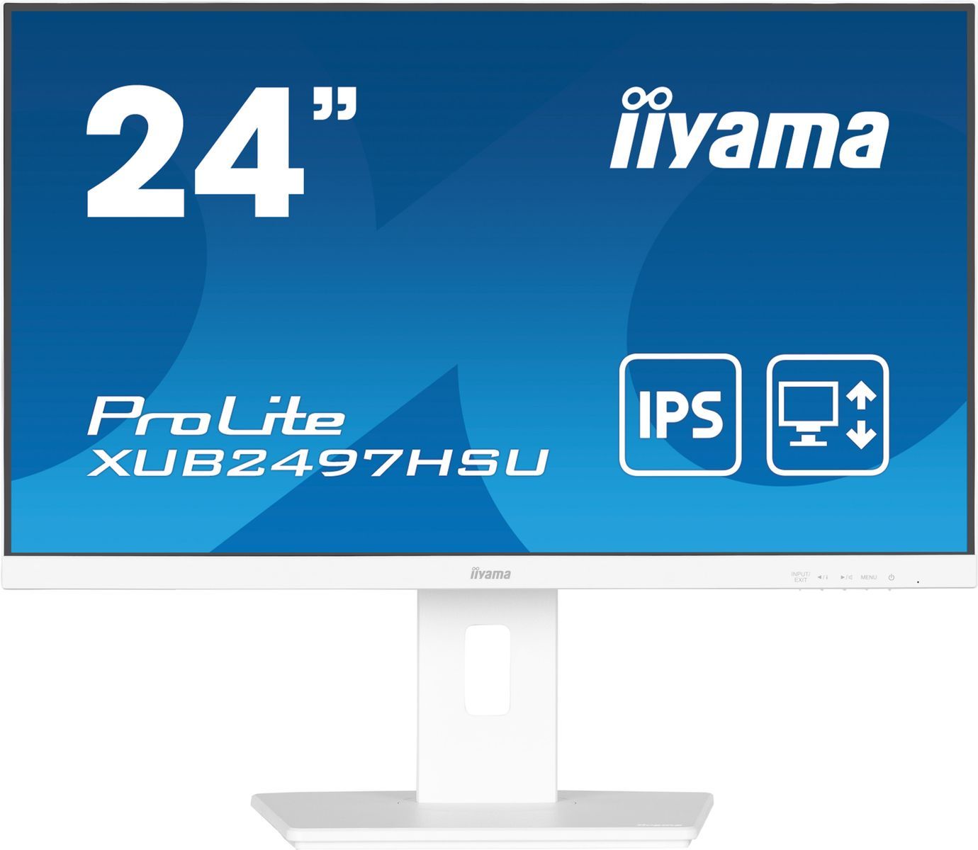 iiyama ProLite XUB2497HSU-W2 Monitor PC 60,5 cm (23.8") 1920 x 1080 Pixel Full HD LED Bianco [XUB2497HSU-W2]