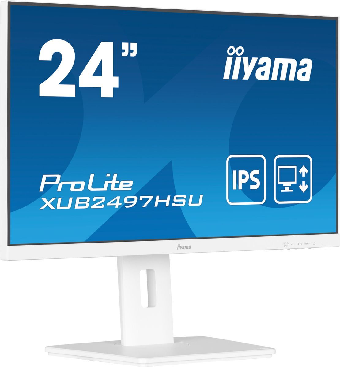 iiyama ProLite XUB2497HSU-W2 Monitor PC 60,5 cm (23.8") 1920 x 1080 Pixel Full HD LED Bianco [XUB2497HSU-W2]