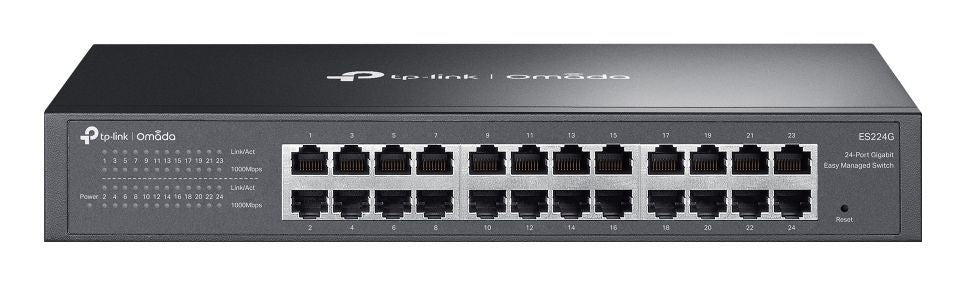 TP-Link Omada ES224G switch di rete Gestito L2 Gigabit Ethernet (10/100/1000) Nero [ES224G]