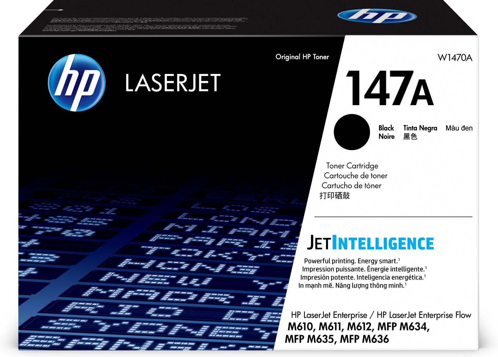 HP LaserJet Cartuccia toner nero originale 147A [W1470A]