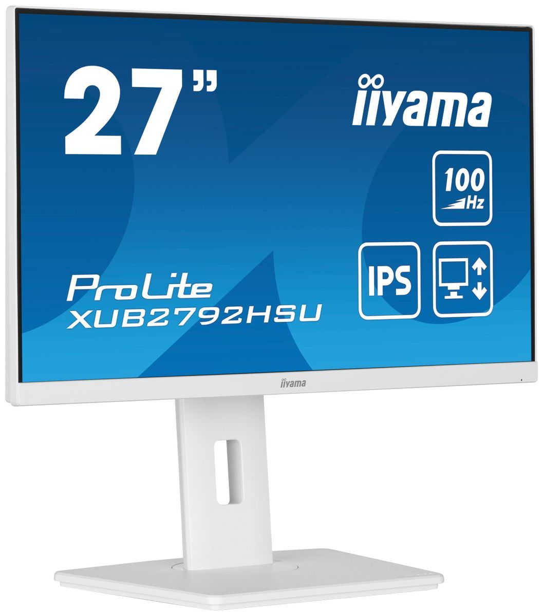 iiyama ProLite XUB2792HSU-W6 LED display 68,6 cm (27") 1920 x 1080 Pixel Full HD Bianco [XUB2792HSU-W6]