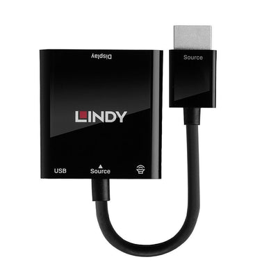 Lindy 38285 cavo e adattatore video 0,1 m HDMI tipo A (Standard) VGA (D-Sub) Nero [LINDY38285]
