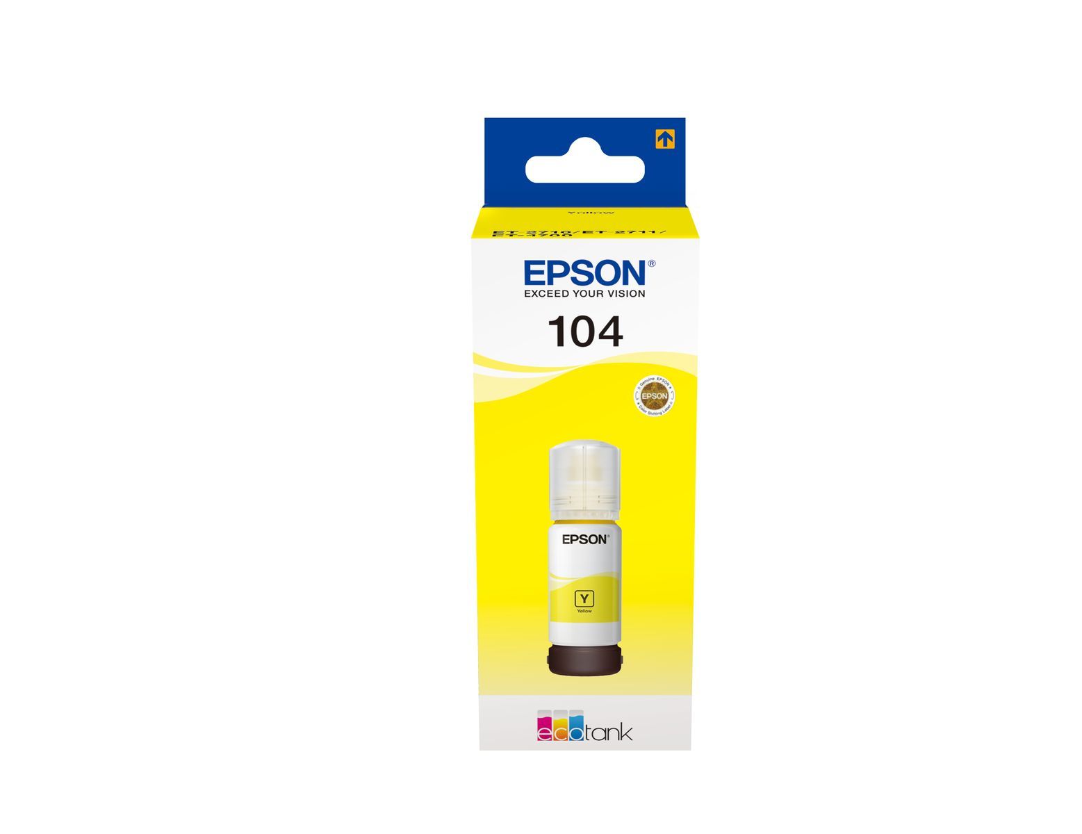 Epson 104 EcoTank Yellow ink bottle (WE) [C13T00P440]