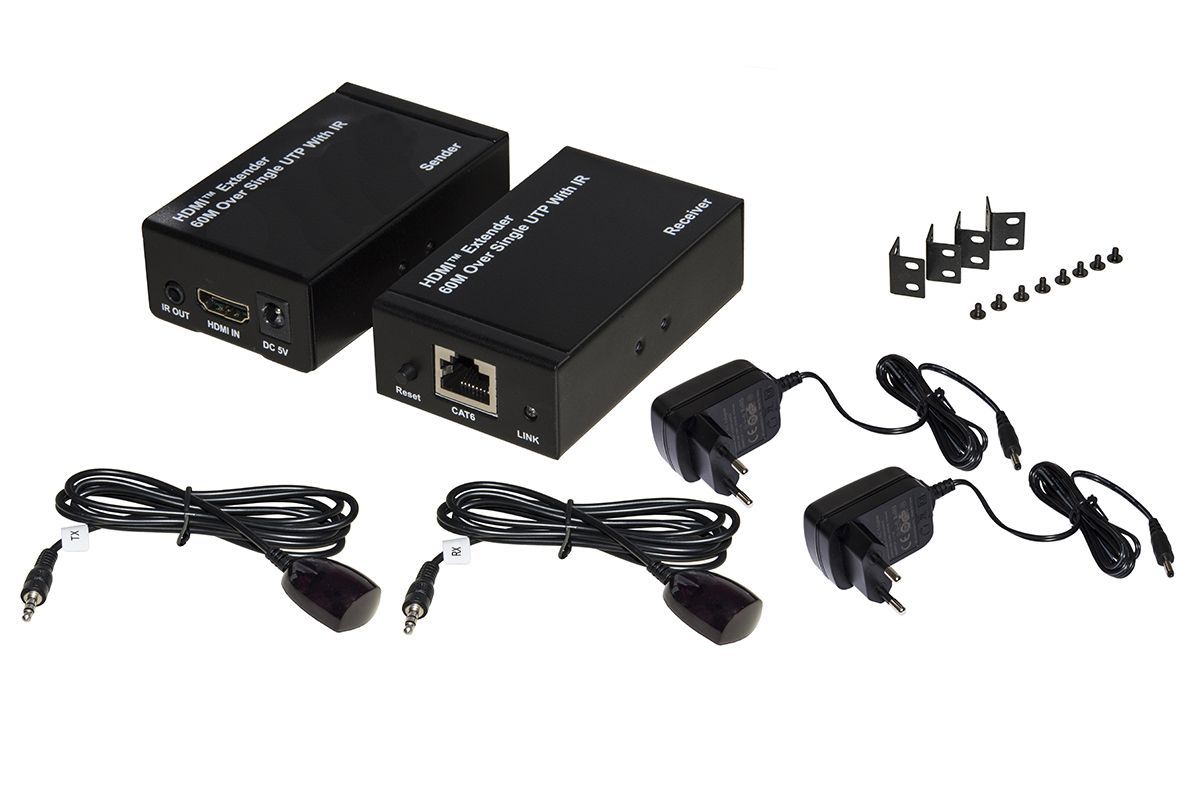 Link Accessori LKEXT16 moltiplicatore AV Trasmettitore e ricevitore AV Nero [LKEXT16]