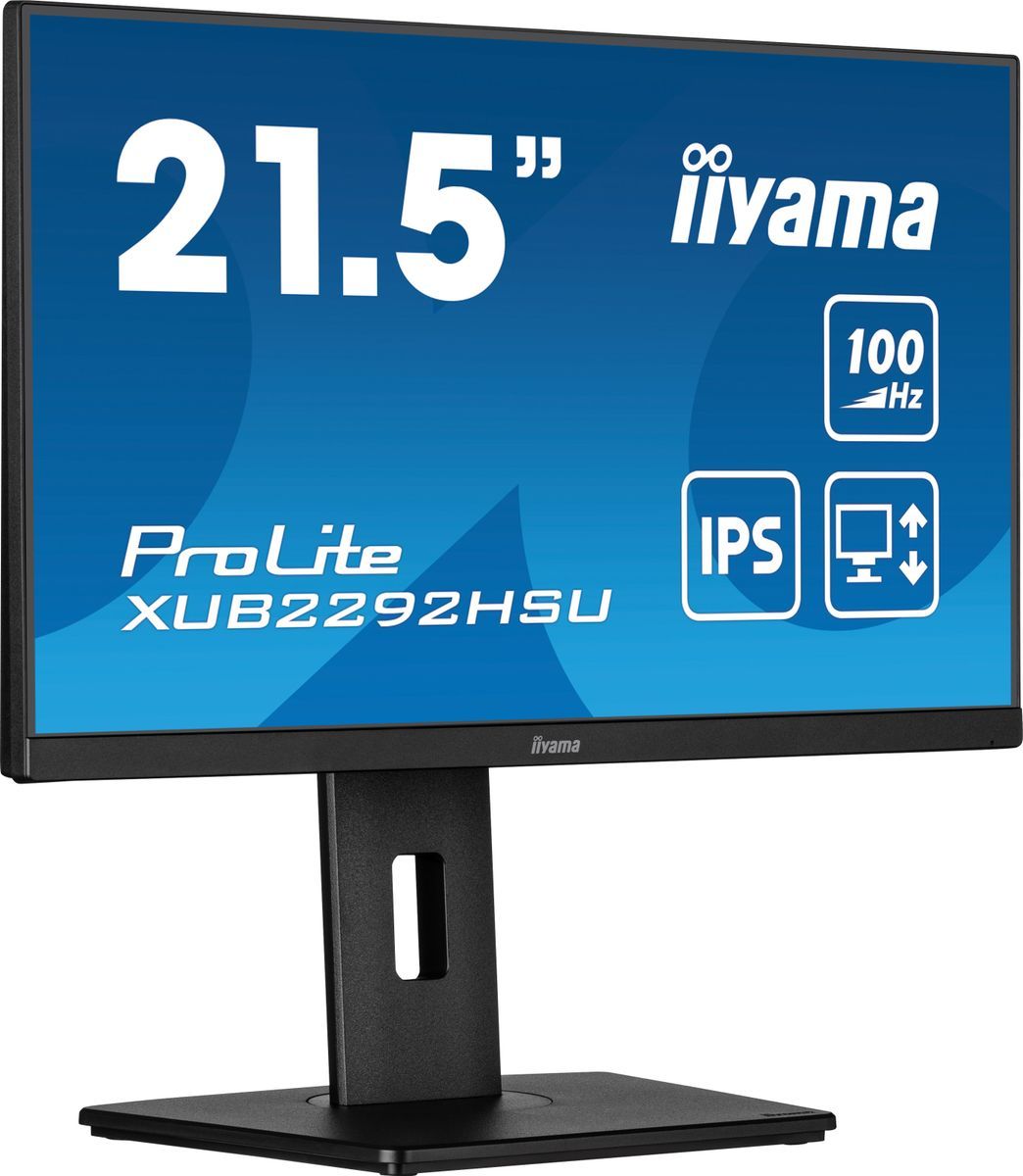 iiyama ProLite XUB2292HSU-B6 Monitor PC 55,9 cm (22") 1920 x 1080 Pixel Full HD LED Nero [XUB2292HSU-B6]